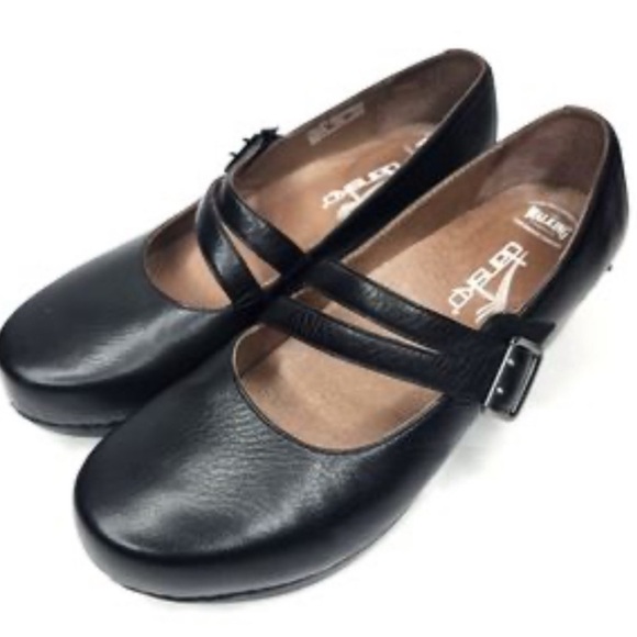 Dansko Tina Met Nappa Mary Jane Shoes - Size 39 9